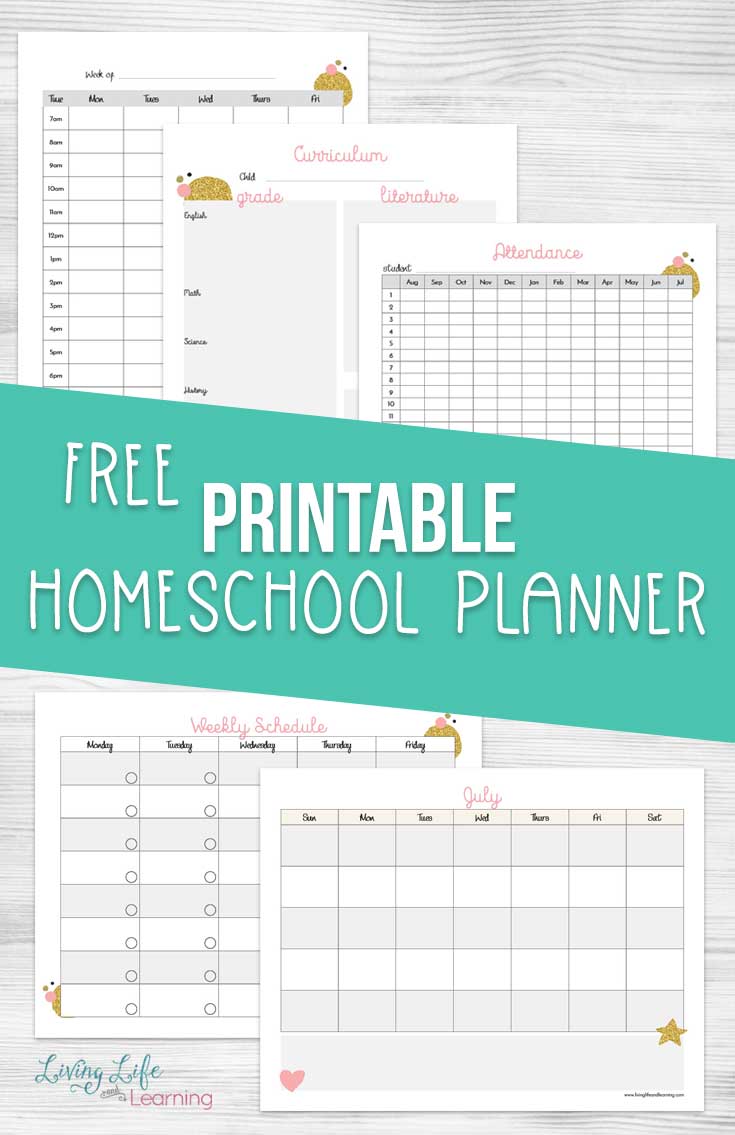 free printable homeschool schedule template